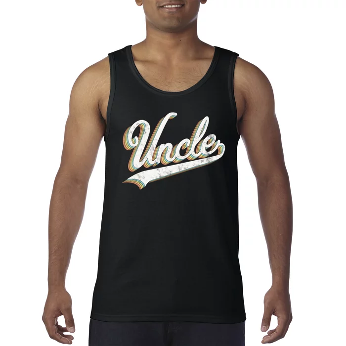 Uncle Vintage Retro Style Father’s Day Gift For Papa Uncle Tank Top