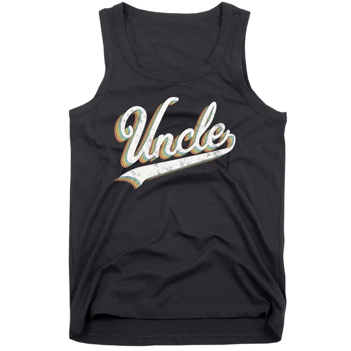 Uncle Vintage Retro Style Father’s Day Gift For Papa Uncle Tank Top