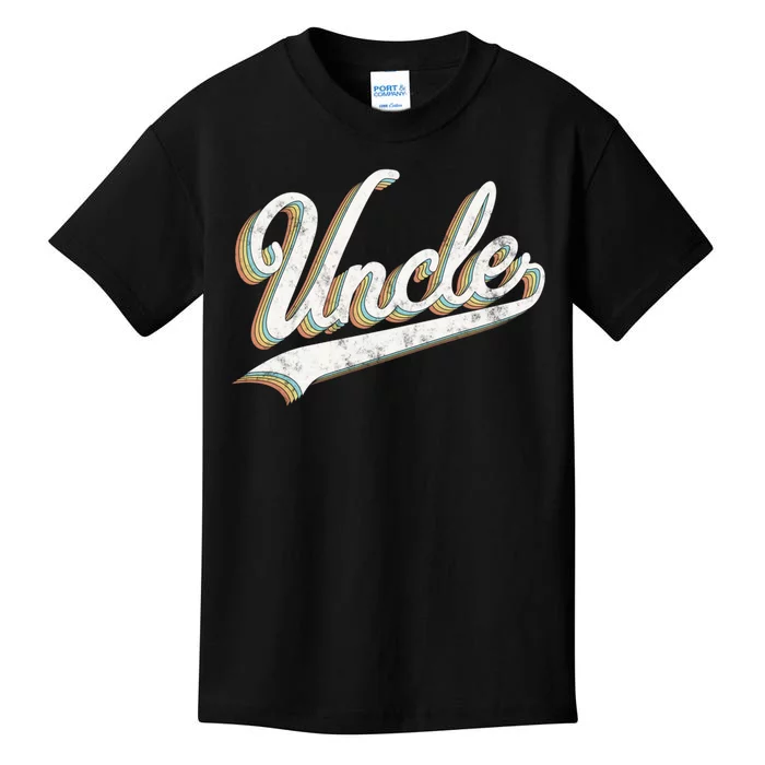 Uncle Vintage Retro Style Father’s Day Gift For Papa Uncle Kids T-Shirt