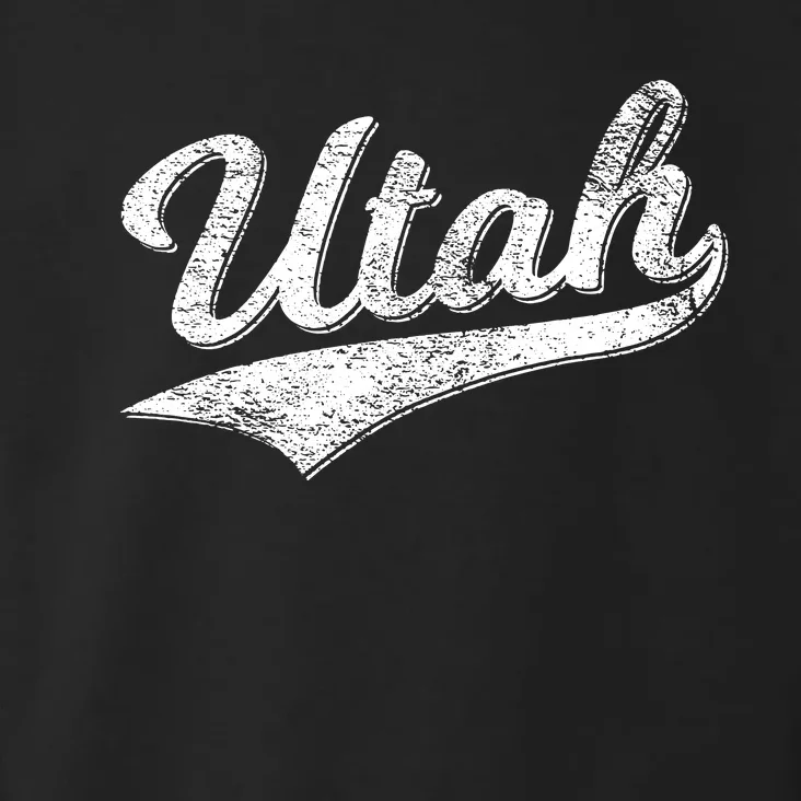 Utah Varsity Script Sports Athletic Jersey Style Toddler Hoodie