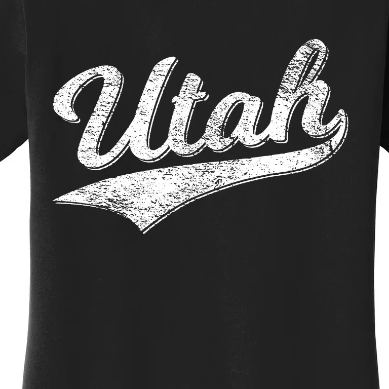 Utah Varsity Script Sports Athletic Jersey Style Women's T-Shirt