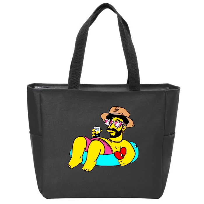 Un Verano Sin Ti Swimming Funny Cute Art Trending Zip Tote Bag