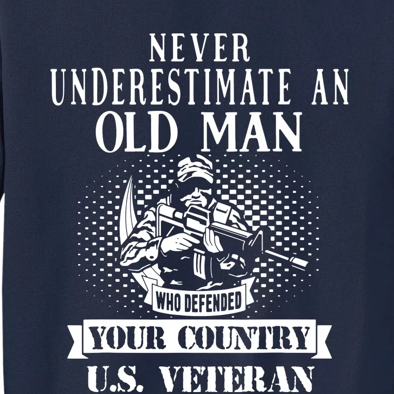 Us Veteran Tall Sweatshirt