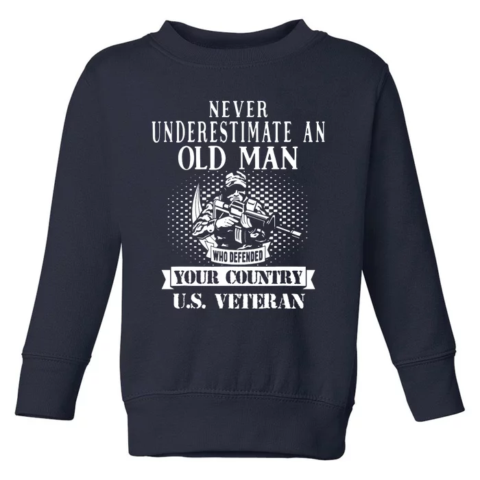 Us Veteran Toddler Sweatshirt