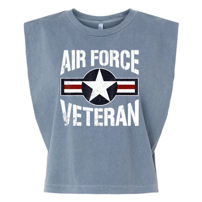 Usaf Veteran Us Air Force Veteran Garment-Dyed Women's Muscle Tee