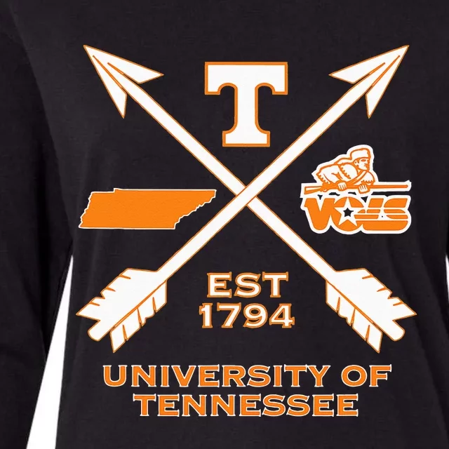 UT Vols Womens Cotton Relaxed Long Sleeve T-Shirt