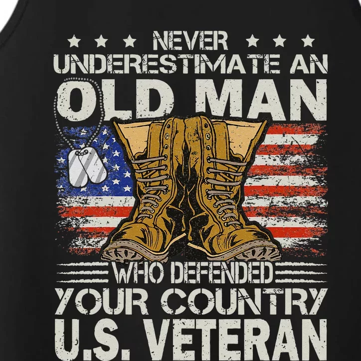 US Veteran Veterans Day Us Patriot Performance Tank