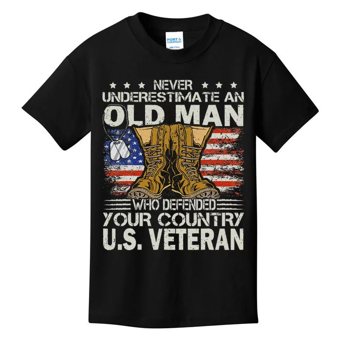 US Veteran Veterans Day Us Patriot Kids T-Shirt