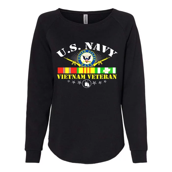 US Vietnam Veteran USA Flag Vietnam Vet Womens California Wash Sweatshirt