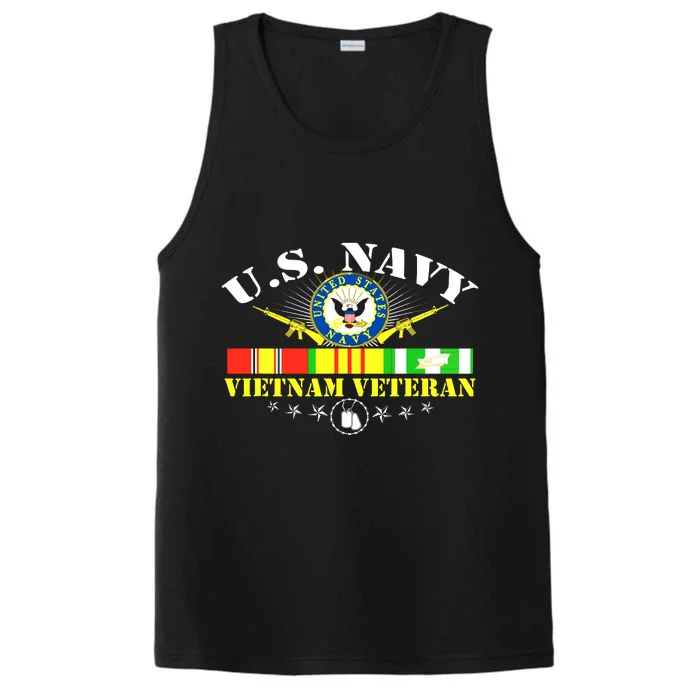 US Vietnam Veteran USA Flag Vietnam Vet Performance Tank