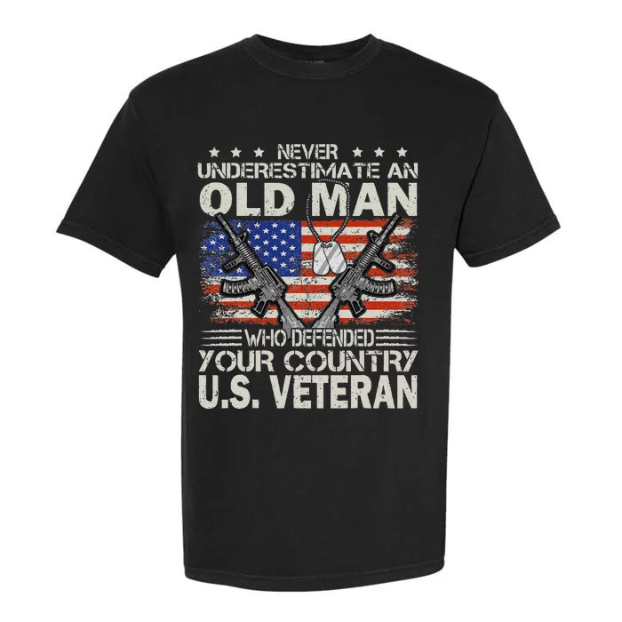 US Veteran Veterans Day Us Patriot Garment-Dyed Heavyweight T-Shirt