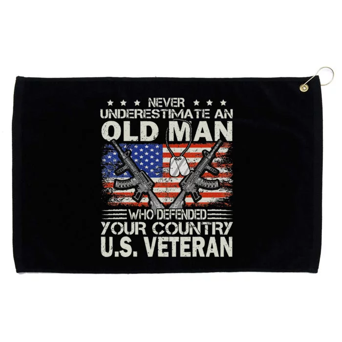 US Veteran Veterans Day Us Patriot Grommeted Golf Towel