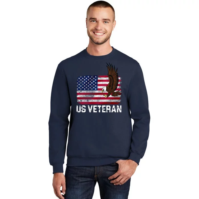 US Veteran Vintage American Bald Eagle Sweatshirt