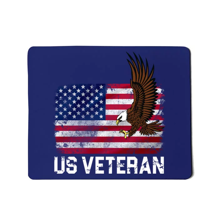 US Veteran Vintage American Bald Eagle Mousepad