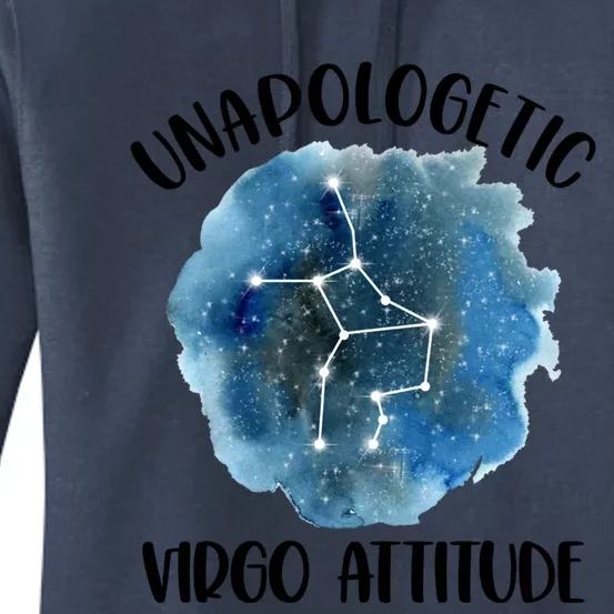 Unapologetic Virgo Zodiac Constellation Stuff Attitude Gift Women's Pullover Hoodie