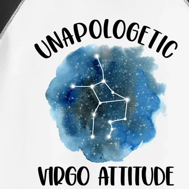 Unapologetic Virgo Zodiac Constellation Stuff Attitude Gift Toddler Fine Jersey T-Shirt