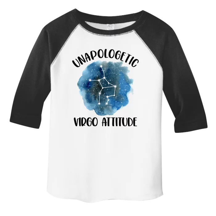 Unapologetic Virgo Zodiac Constellation Stuff Attitude Gift Toddler Fine Jersey T-Shirt