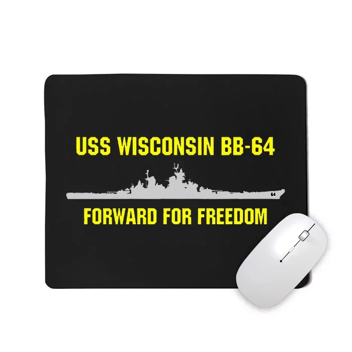 Uss Wisconsin Bb64 Mousepad