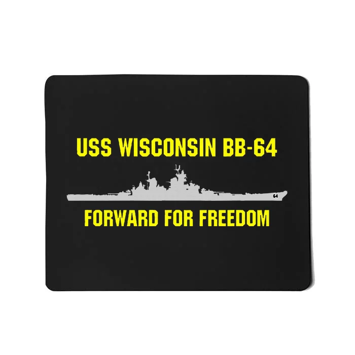 Uss Wisconsin Bb64 Mousepad