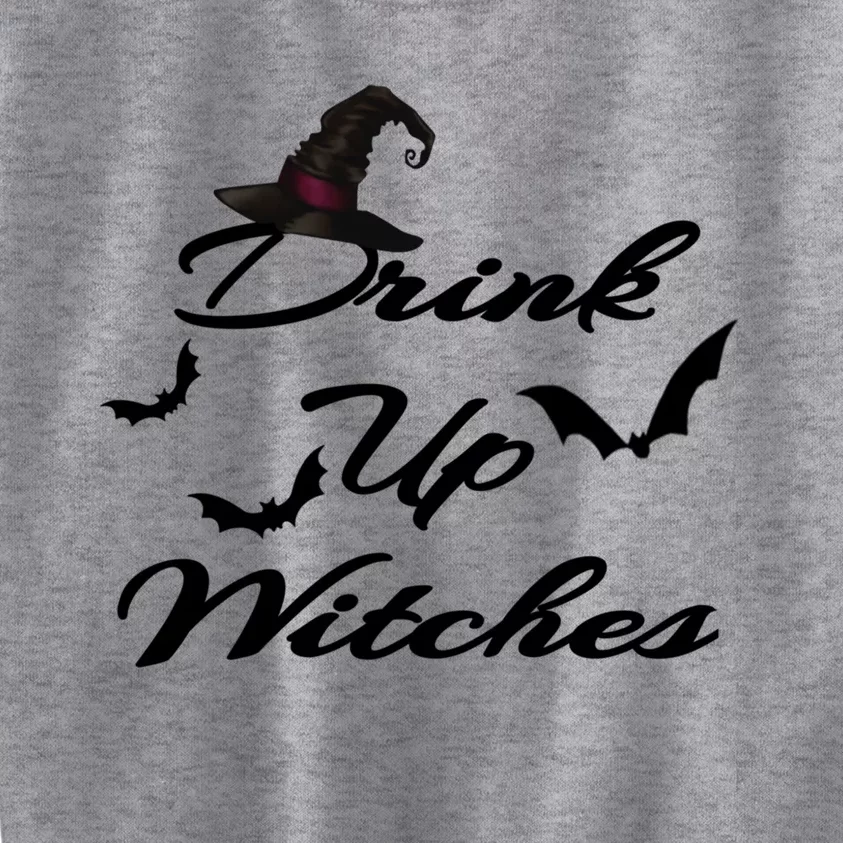 Up Witches Brew Wine Halloween Cute Ing Cool Gift Kids Sweatshirt