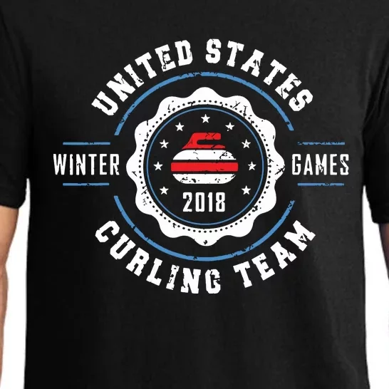 USA Winter Curling Pajama Set