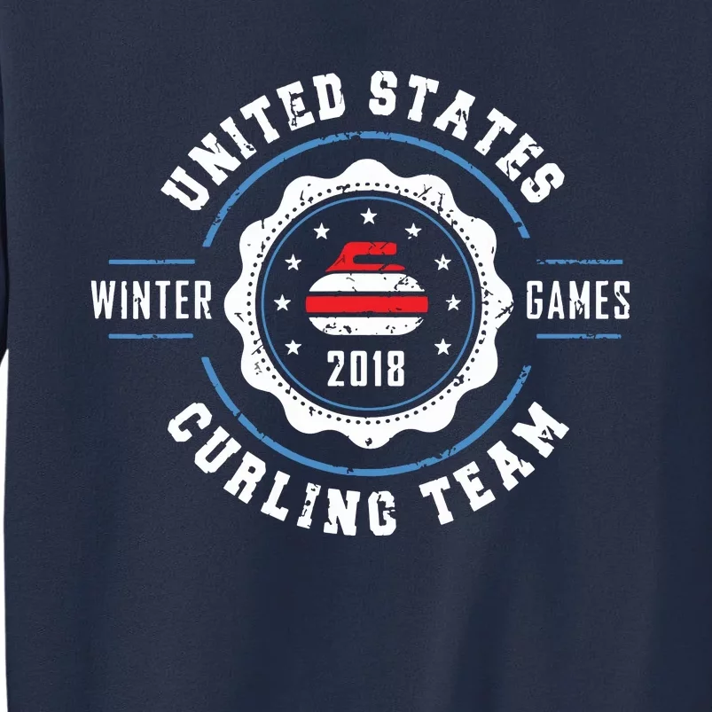 USA Winter Curling Sweatshirt