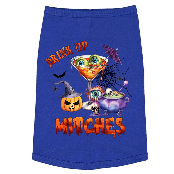 Up Witches Fun Halloween Design Gift Doggie Tank