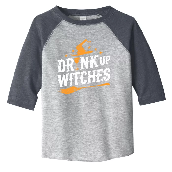 Up Witches Funny Halloween Witch Ing Wine Gift Toddler Fine Jersey T-Shirt