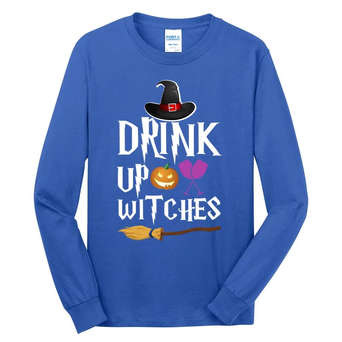 Up Witches Funny Trick Or Treat Halloween Costume Gift Tall Long Sleeve T-Shirt