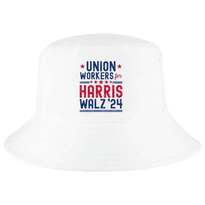 Union Workers For Harris Walz 2024 Presidential Election Cool Comfort Performance Bucket Hat