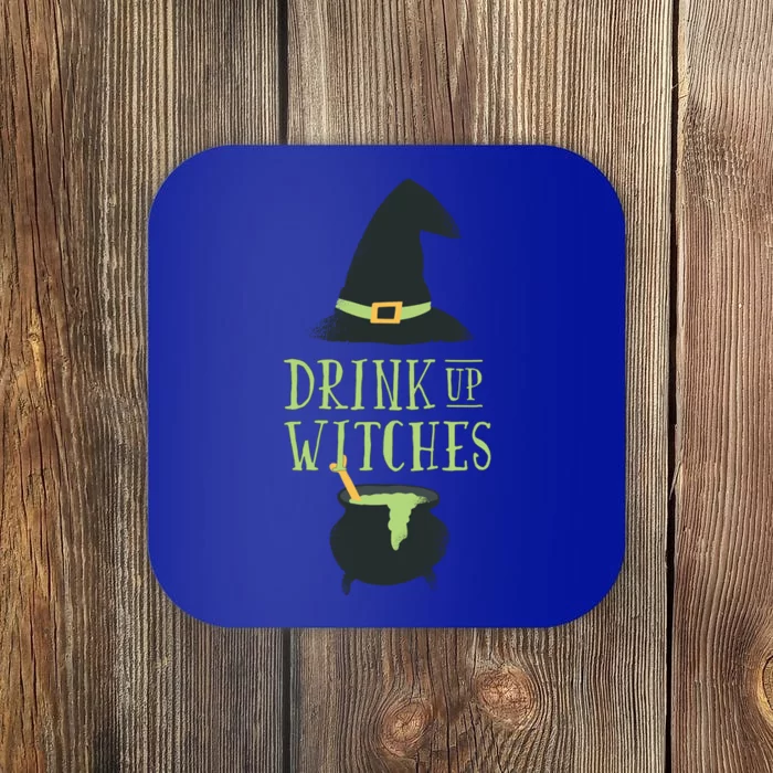 Up Witches Funny Ing Alcohol Beer Quote Humor Gift Coaster