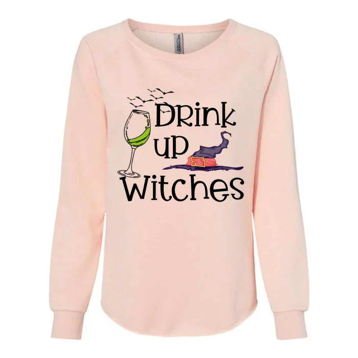 Up Witches Funny Halloween Costume Party Cool Gift Womens California Wash Sweatshirt