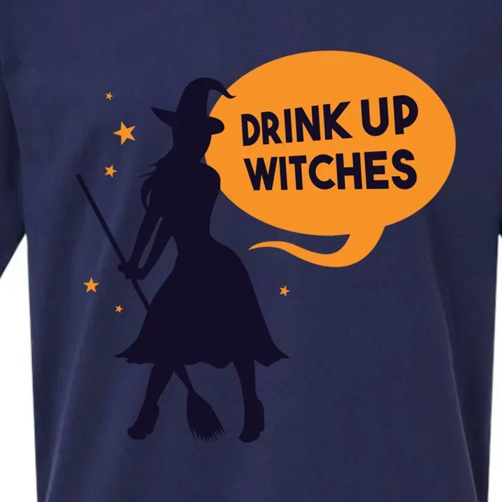 Up Witches Funny Halloween Costume For Adults Gift Sueded Cloud Jersey T-Shirt