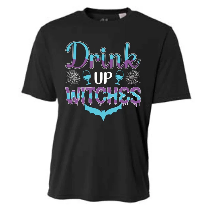 Up Witches Funny Gift Cooling Performance Crew T-Shirt