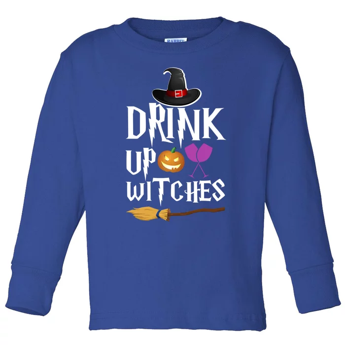 Up Witches Gift Toddler Long Sleeve Shirt