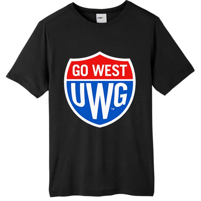 University West Georgia Uwg Wolves Go West Shield ChromaSoft Performance T-Shirt