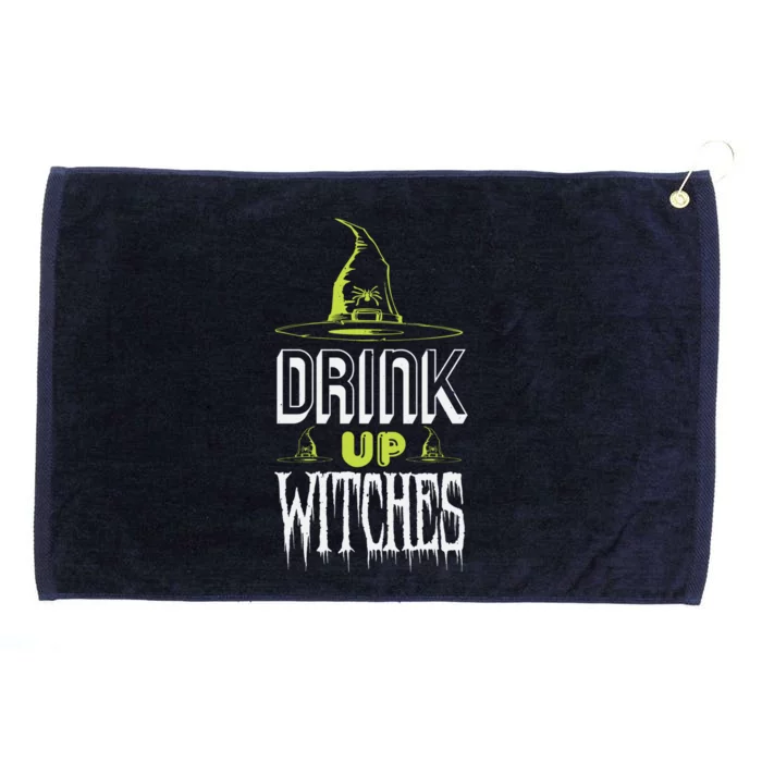 Up Witches Gift Grommeted Golf Towel