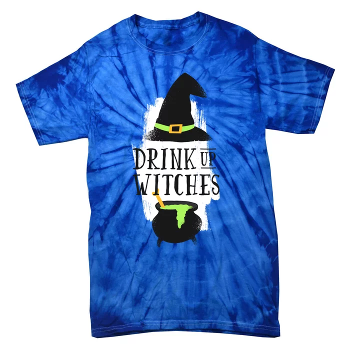 Up Witches Halloween Gift Tie-Dye T-Shirt