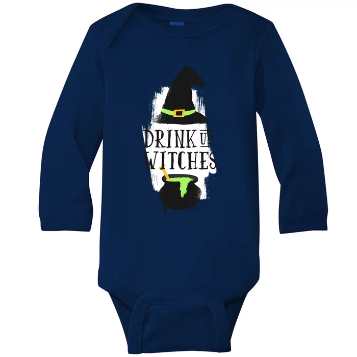 Up Witches Halloween Gift Baby Long Sleeve Bodysuit