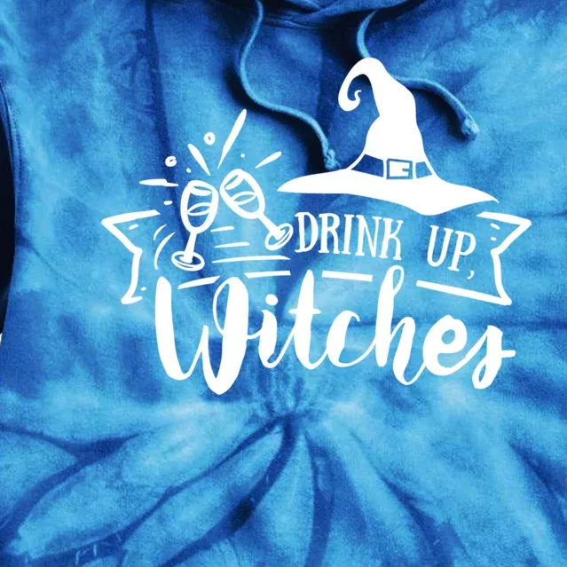 Up Witches Halloween Gift Tie Dye Hoodie