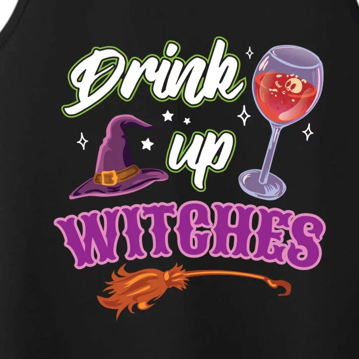 Up Witches Halloween Wine Ing Costume Shir Gift Performance Tank