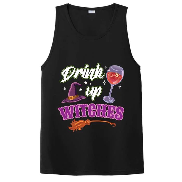 Up Witches Halloween Wine Ing Costume Shir Gift Performance Tank