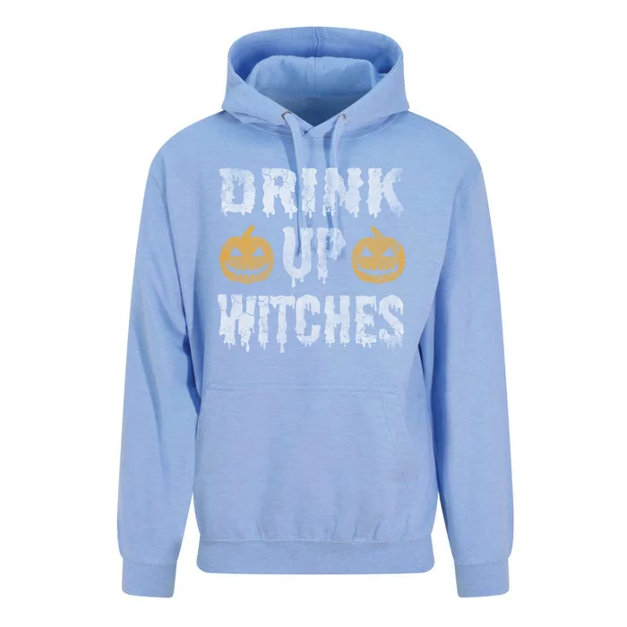 Up Witches Halloween Group Costume Cute Gift Unisex Surf Hoodie