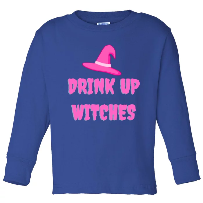 Up Witches Halloween Fun Gift Toddler Long Sleeve Shirt