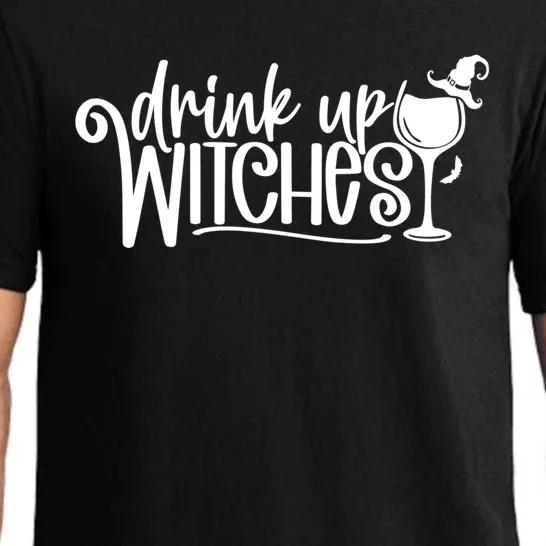 Up Witches Halloween Wine Gift Pajama Set