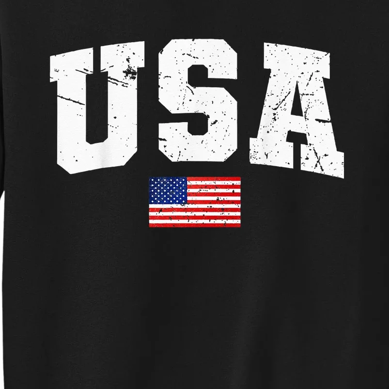 USA Women Men Kids Patriotic American Flag July 4th Sweatshirt