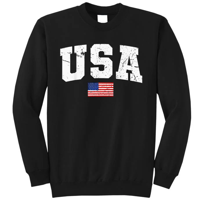 USA Women Men Kids Patriotic American Flag July 4th Sweatshirt