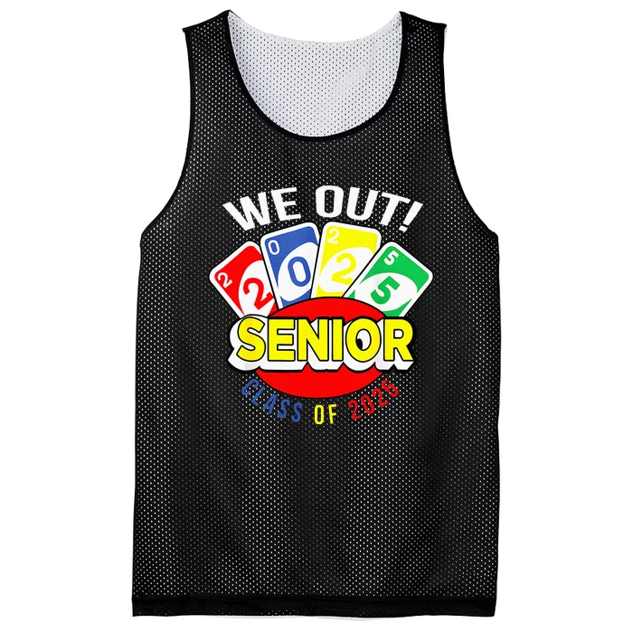 U.N.O We Out Senior Class Of 2025 Mesh Reversible Basketball Jersey Tank