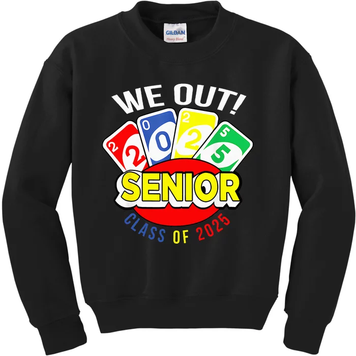 U.N.O We Out Senior Class Of 2025 Kids Sweatshirt