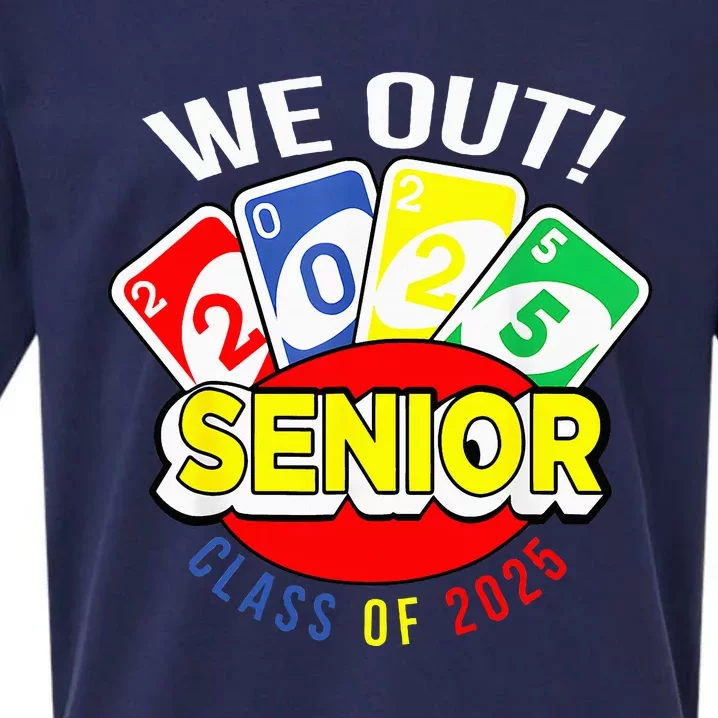 U.N.O We Out Senior Class Of 2025 Sueded Cloud Jersey T-Shirt